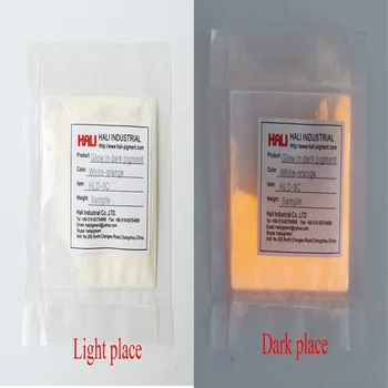 žiara v tmavý pigment,fotoluminiscenčné prášok,svetelný prášok,položka:HLD-7C,žiariace farby:biela,1lot=50g,doprava zdarma...